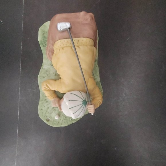 Vintage Arnart Golf Figurine Whimsical Fun Ceramic Statue Taiwan R.O.C. - Picture 6 of 9